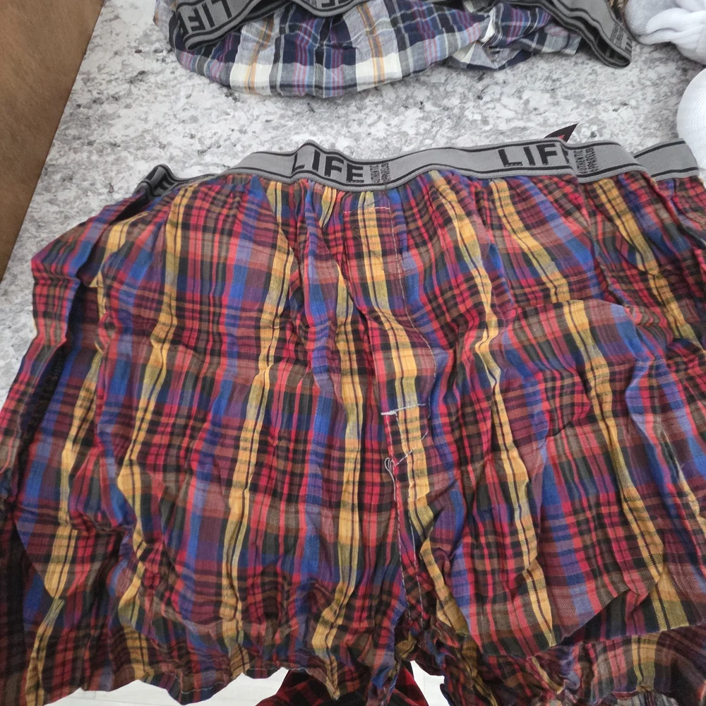 New Sealed 2 Packs Of Men's Assorted Woven Boxers 3pack. Sz 3x